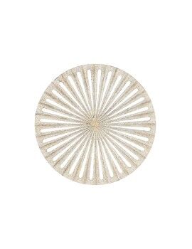 Decoração de Parede Home ESPRIT Branco Dourado Neoclássico 91 x 3 x 91 cm