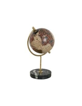 Globo Terraqueo Home ESPRIT Negro Beige Vintage 10 x 10 x 20 cm