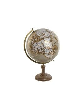 Globo Terraqueo Home ESPRIT Beige Dorado Vintage 50 x 46 x 70 cm