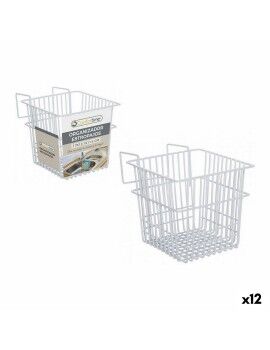 Cesta Multiusos Confortime 104664 Escorredor 17 x 12,1 x 13,5 cm (12 Unidades)