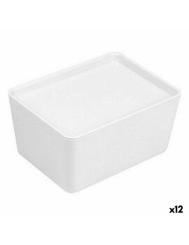 Caixa de Organização Empilhável Confortime Com tampa 17,5 x 13 x 8,5 cm (12 Unidades)