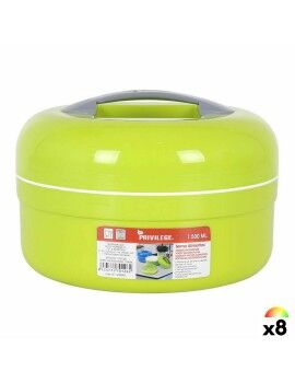 Recipiente Térmico para Alimentos Privilege 85285 Plástico 22 x 15 cm (8 Unidades) (1,5 L)