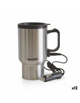 Caneca Basic Home Elétrica Prateado 400 ml (12 Unidades)