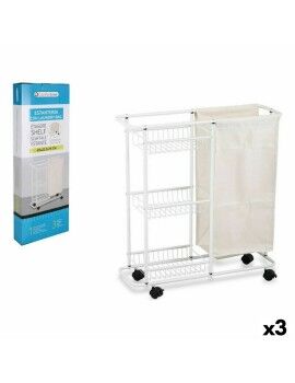 Prateleira de Casa de Banho Confortime Laundry Bag Metal 69 x 22,5 x 75 cm (3 Unidades) (69 x...