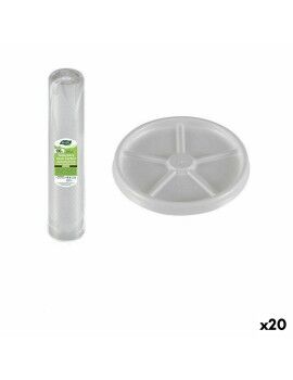 Conjunto de tampas para copos Algon Café 100 Peças 250 ml (20 Unidades)