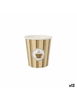 Conjunto de Copos Algon Cartão Café 50 Peças 120 ml (12 Unidades)