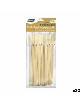 Palillos de Bambú Algon 24 cm Set 100 Piezas (30 unidades)