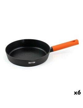 Sartén Quttin Gastro Negro Naranja 43 x 25 x 5 cm (6 Unidades)