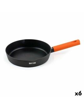 Sartén Quttin Gastro Negro Naranja 48,5 x 31,2 x 6 cm (6 Unidades)