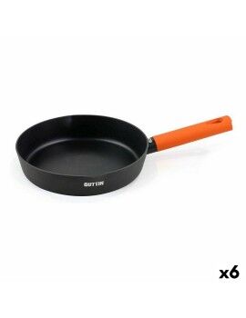 Sartén Quttin Gastro Negro Naranja 42 x 27,5 x 5,4 cm (6 Unidades)