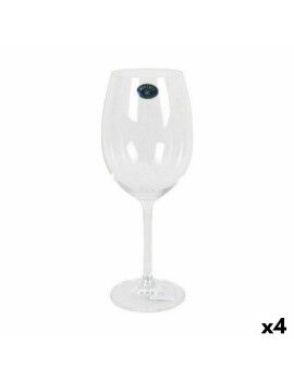 Set de Copas Bohemia Crystal Clara Vino 450 ml 6 Piezas (4 Unidades)