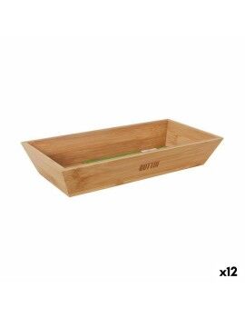 Tigela Quttin Castanho Bambu 29,3 x 14 x 5 cm (12 Unidades)