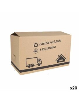 Caixa de cartão para mudanças Confortime 65 x 40 x 40 cm Castanho (20 Unidades)