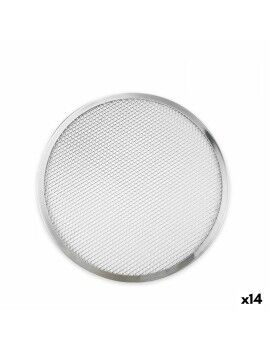 Bandeja para Horno Quttin Ø 38 cm Plateado Rejilla Aluminio (14 Unidades)