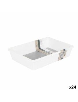 Organizador de Gavetas Confortime Branco 24,5 x 17 x 5 cm Base antiderrapante (24 Unidades)