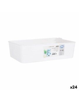 Organizador de Cajones Dem Blanco 27 x 18 x 7,5 cm (24 Unidades)