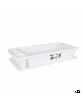 Escurridor para Fregadero Tontarelli Scola Plástico Blanco 45 x 26 x 8,5 cm (12 Unidades)