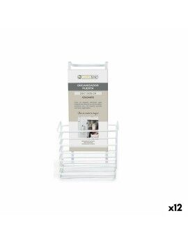 Cesta para Estante de Cocina Confortime 19 x 12 x 36 cm Blanco (12 Unidades)