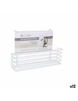 Cesta para Estante de Cocina Confortime Blanco 34 x 12 x 22 cm (12 Unidades)