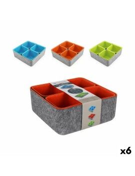 Organizadores Confortime Fieltro 25,2 x 25 x 10 cm (6 Unidades)