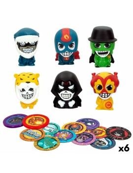 Figuras de Ação Eolo Super Masked 3 x 4,3 x 3,2 cm (6 Unidades)