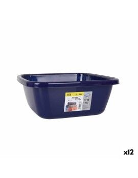 Bacia Dem Eco Azul Quadrado 6 L 29 x 29 x 12 cm (12 Unidades)