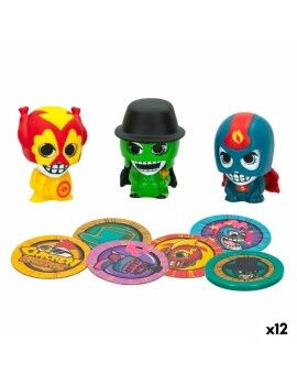 Figuras de Ação Eolo Super Masked 3 x 4,5 x 3,5 cm (12 Unidades)