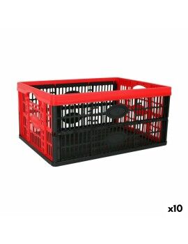 Caja Plegable con Asas Tontarelli Voilà Rojo 47,5 x 35 x 23,6 cm (10 Unidades)