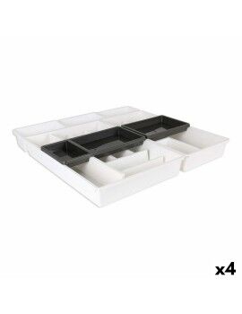 Organizador de Talheres Tontarelli Bella Branco 7 Peças 49,5 x 49,2 x 6,7 cm (4 Unidades)