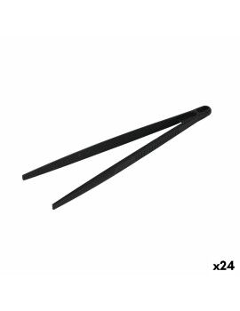 Pinzas de Cocina Quttin Negro Nailon 28 x 8 x 1,7 cm (24 Unidades)