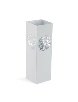 Paragüero Versa Árbol de la vida Blanco Metal Hierro 15 x 49 x 15 cm