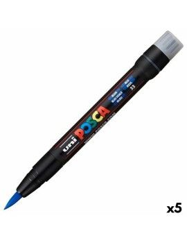 Rotuladores POSCA PCF-350 Azul (5 Unidades)