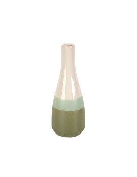 Vaso Romimex Verde Creme Cerâmica 11 x 30 x 11 cm