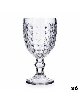 Copa Quid Diamond Urban Transparente Vidrio 340 ml (6 Unidades)