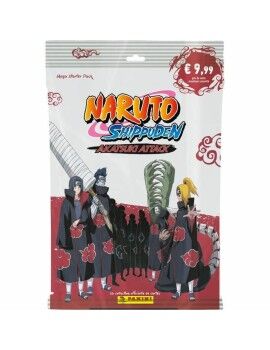 Conjunto de cartas colecionáveis Panini Naruto Shippuden: Akatsuki Attack