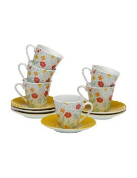 Conjunto de Chávenas de Café Versa Flandes 6 Unidades Porcelana