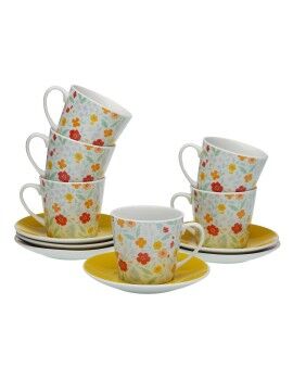 Conjunto de Chávenas de Café Versa Flandes 6 Unidades Porcelana