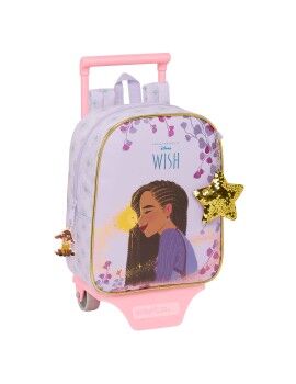 Mochila Escolar con Ruedas Wish Lila 22 x 27 x 10 cm