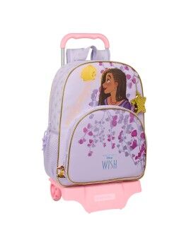 Mochila Escolar con Ruedas Wish Lila 33 x 42 x 14 cm