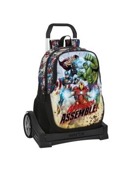 Mochila Escolar com Rodas The Avengers Forever Multicolor 32 x 44 x 16 cm