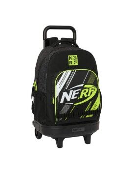 Mochila Escolar com Rodas Nerf Get ready Preto 33 X 45 X 22 cm