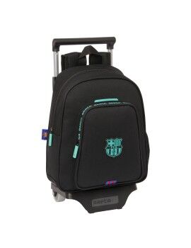 Mochila Escolar com Rodas F.C. Barcelona Preto 27 x 33 x 10 cm