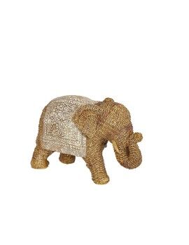 Figura Decorativa Romimex Bege Natural Poliresina Elefante