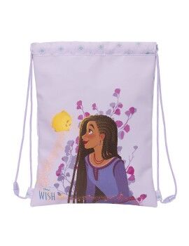 Mochila Saco Infantil Wish Lila 26 x 34 x 1 cm