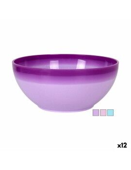 Saladeira Dem Picasso double Plástico 2,7 L ø 24 x 11 cm (12 Unidades)