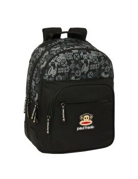 Mochila Escolar Paul Frank Join the fun Negro 32 x 42 x 15 cm