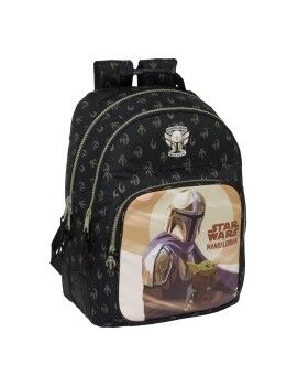 Mochila Escolar The Mandalorian This is the way Negro 32 x 42 x 15 cm