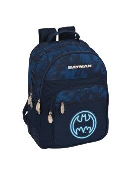 Mochila Escolar Batman Legendary Azul Marinho 32 x 42 x 15 cm