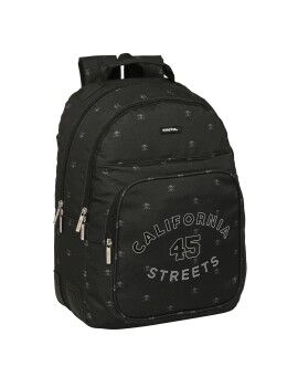 Mochila Escolar Safta California Negro 32 x 42 x 15 cm