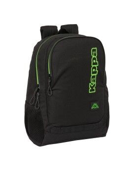 Mochila Escolar Kappa Black Negro 32 x 44 x 16 cm